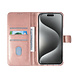TUNIQ TUNIQ iPhone 16 Pro Max Book Case hoesje Pasjeshouder voor 3 pasjes - Hanger - Rose Gold TUNIQ TUNIQ iPhone 16 Pro Max Book Case hoesje Pasjeshouder voor 3 pasjes - Hanger - Rose Gold