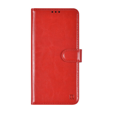 TUNIQ TUNIQ iPhone 16 Pro Max Book type housse Porte-cartes pour 3 cartes - Fermeture magnétique - Rouge TUNIQ TUNIQ iPhone 16 Pro Max Book type housse Porte-cartes pour 3 cartes - Fermeture magnétique - Rouge