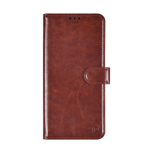 TUNIQ TUNIQ iPhone 16 Pro Max Book Case hoesje Pasjeshouder voor 3 pasjes - Hanger - Bruin