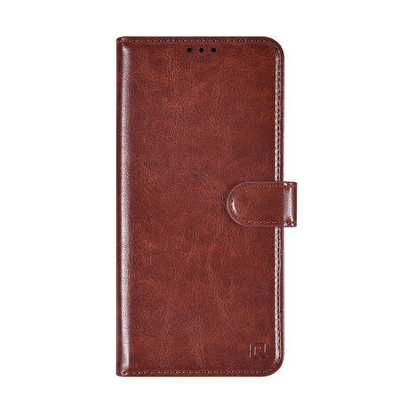 TUNIQ TUNIQ iPhone 16 Pro Max Book Case hoesje Pasjeshouder voor 3 pasjes - Hanger - Bruin TUNIQ TUNIQ iPhone 16 Pro Max Book Case hoesje Pasjeshouder voor 3 pasjes - Hanger - Bruin