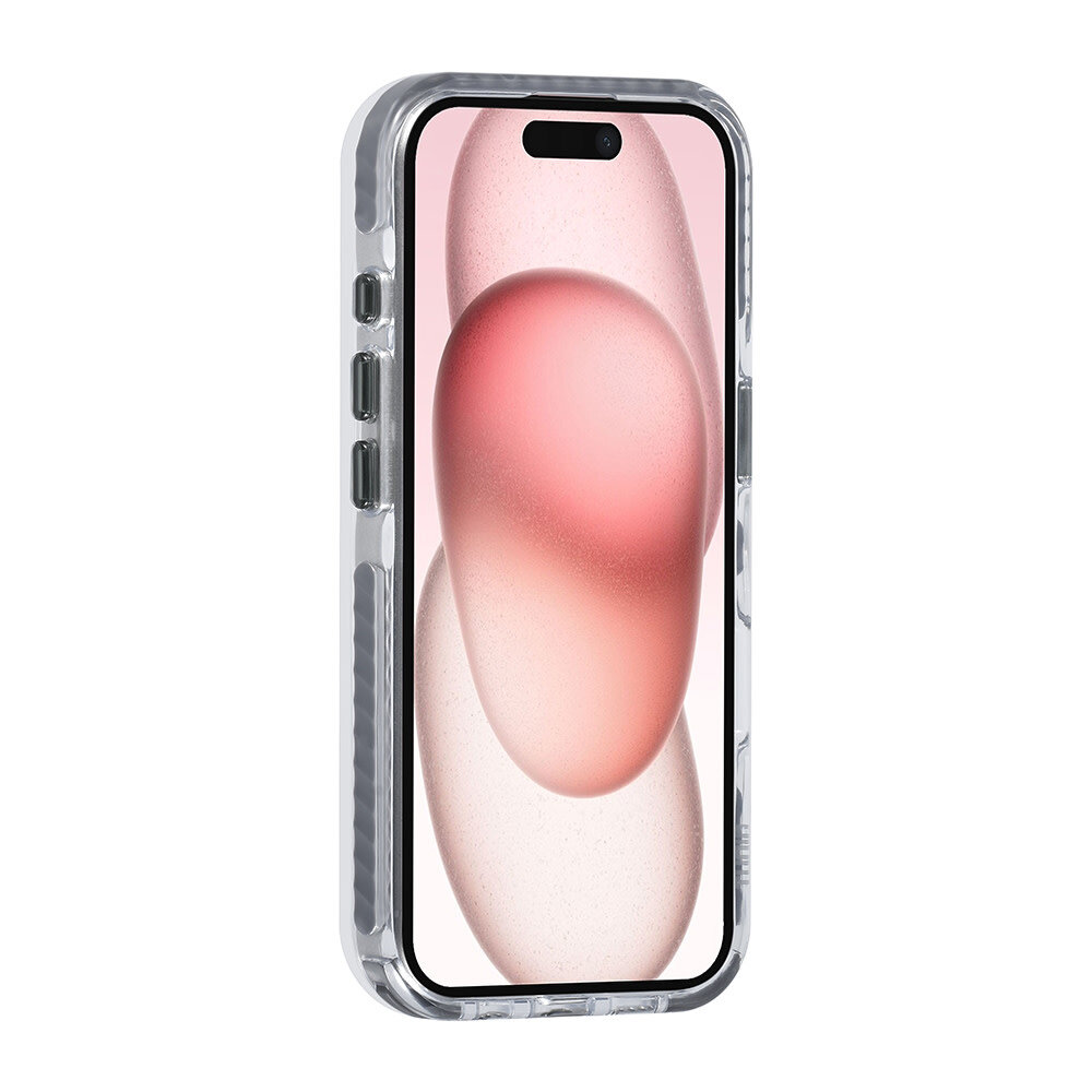 TUNIQ TUNIQ iPhone 16 Backcover hoesje neck cord -TPU+PC - Grijs TUNIQ TUNIQ iPhone 16 Backcover hoesje neck cord -TPU+PC - Grijs