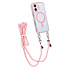 TUNIQ iPhone 16 Back-Cover hul - neck cord -TPU+PC - Rosa TUNIQ iPhone 16 Back-Cover hul - neck cord -TPU+PC - Rosa