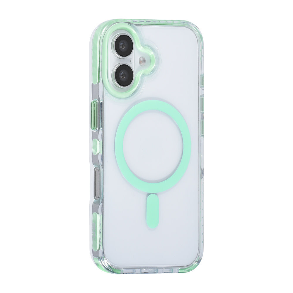 TUNIQ TUNIQ iPhone 16 Backcover hoesje neck cord -TPU+PC - Groen TUNIQ TUNIQ iPhone 16 Backcover hoesje neck cord -TPU+PC - Groen