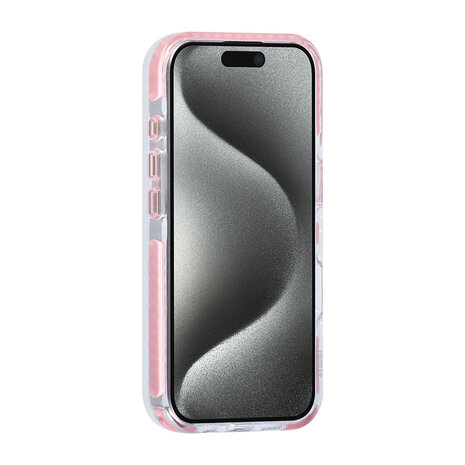 TUNIQ TUNIQ iPhone 16 Pro Back-Cover hul - neck cord -TPU+PC - Rosa TUNIQ TUNIQ iPhone 16 Pro Back-Cover hul - neck cord -TPU+PC - Rosa