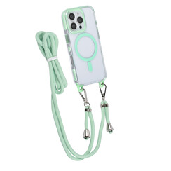 TUNIQ iPhone 16 Pro Back-Cover hul - neck cord -TPU+PC - Grün