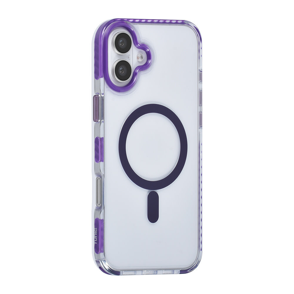 TUNIQ TUNIQ iPhone 16 Plus Back cover case - neck cord -TPU+PC - Purple TUNIQ TUNIQ iPhone 16 Plus Back cover case - neck cord -TPU+PC - Purple