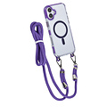 TUNIQ TUNIQ iPhone 16 Plus Back cover case - neck cord -TPU+PC - Purple