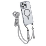 TUNIQ TUNIQ iPhone 16 Pro Max Back cover coque neck cord -TPU+PC - Gris TUNIQ TUNIQ iPhone 16 Pro Max Back cover coque neck cord -TPU+PC - Gris