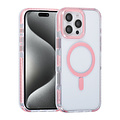 TUNIQ TUNIQ iPhone 16 Pro Max Back-Cover hul - neck cord -TPU+PC - Rosa