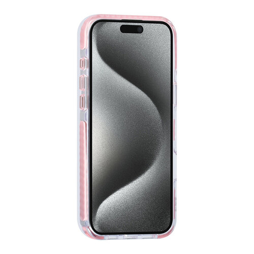 TUNIQ TUNIQ iPhone 16 Pro Max Back-Cover hul - neck cord -TPU+PC - Rosa