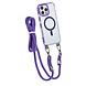 TUNIQ TUNIQ iPhone 16 Pro Max Back cover coque neck cord -TPU+PC - Violet TUNIQ TUNIQ iPhone 16 Pro Max Back cover coque neck cord -TPU+PC - Violet