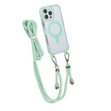TUNIQ TUNIQ iPhone 16 Pro Max Backcover hoesje neck cord -TPU+PC - Groen TUNIQ TUNIQ iPhone 16 Pro Max Backcover hoesje neck cord -TPU+PC - Groen