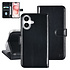 TUNIQ iPhone 16 Book-Case hul - Kartenhalter für 3 Karten - Magnetverschluss - Schwarz TUNIQ iPhone 16 Book-Case hul - Kartenhalter für 3 Karten - Magnetverschluss - Schwarz
