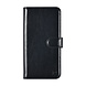 TUNIQ TUNIQ iPhone 16 Book type case - Card holder for 3 cards - Magnetic closure - Black TUNIQ TUNIQ iPhone 16 Book type case - Card holder for 3 cards - Magnetic closure - Black