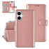 TUNIQ iPhone 16 Book-Case hul - Kartenhalter für 3 Karten - Magnetverschluss - Rose Gold TUNIQ iPhone 16 Book-Case hul - Kartenhalter für 3 Karten - Magnetverschluss - Rose Gold