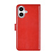 TUNIQ TUNIQ iPhone 16 Book Case hoesje Pasjeshouder voor 3 pasjes - Hanger - Rood TUNIQ TUNIQ iPhone 16 Book Case hoesje Pasjeshouder voor 3 pasjes - Hanger - Rood
