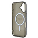 Guess Guess iPhone 16 Back-Cover hul - Magsafe IML glitter - Schwarz Guess Guess iPhone 16 Back-Cover hul - Magsafe IML glitter - Schwarz