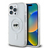 Karl Lagerfeld iPhone 16 Pro Back cover case - Magsafe IML metal KC heads - White Karl Lagerfeld iPhone 16 Pro Back cover case - Magsafe IML metal KC heads - White