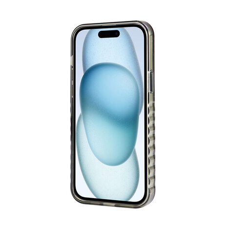 Audi Audi iPhone 15 Backcover hoesje IML case - magsafe - Zwart Audi Audi iPhone 15 Backcover hoesje IML case - magsafe - Zwart