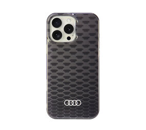 Audi Audi iPhone 16 Pro Max Backcover hoesje IML case - magsafe - Zwart Audi Audi iPhone 16 Pro Max Backcover hoesje IML case - magsafe - Zwart