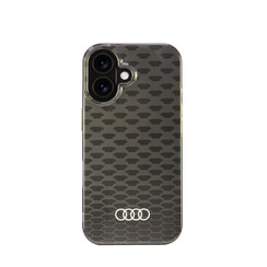 Audi iPhone 16 Backcover hoesje IML case - magsafe - Zwart
