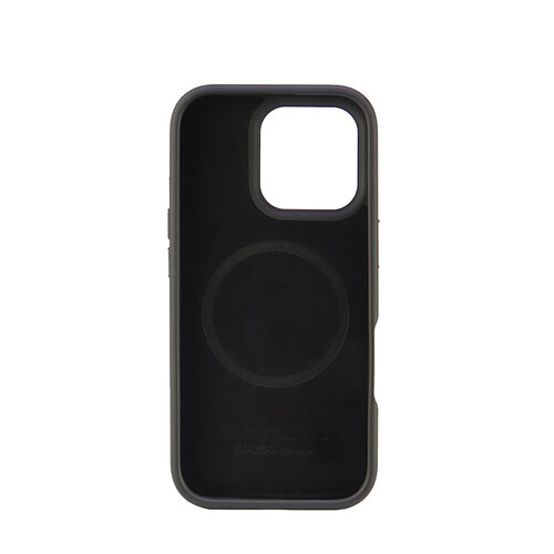 Audi Audi iPhone 16 Pro Back cover case - synthetic leather - magsafe - Black