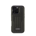 Audi Audi iPhone 16 Pro Back-Cover hul - synthetic leather - magsafe - Schwarz
