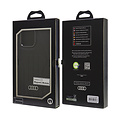 Audi Audi iPhone 16 Pro Back cover coque synthetic leather - magsafe - Noir