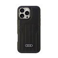 Audi Audi iPhone 16 Pro Max Back-Cover hul - synthetic leather - magsafe - Schwarz