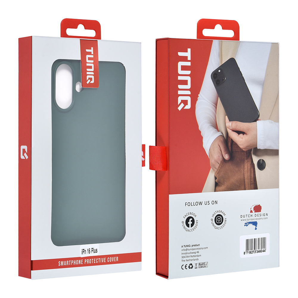 TUNIQ TUNIQ iPhone 16 Plus Backcover hoesje TPU - Groen, foto 4 van 6