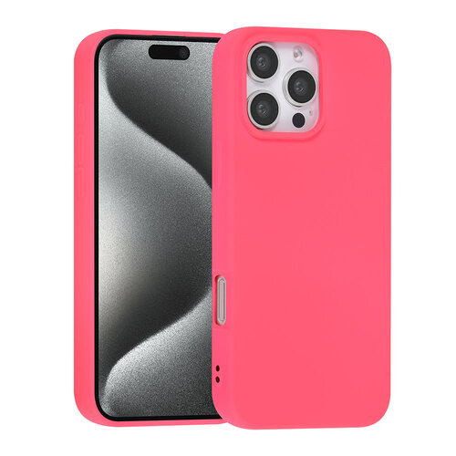 TUNIQ TUNIQ iPhone 16 Pro Max Backcover hoesje - Felroze