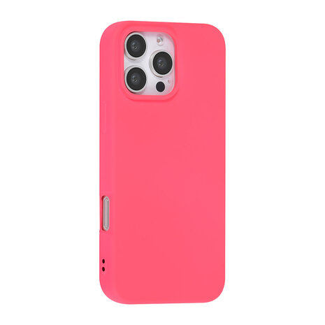 TUNIQ TUNIQ iPhone 16 Pro Max Backcover hoesje - Felroze TUNIQ TUNIQ iPhone 16 Pro Max Backcover hoesje - Felroze