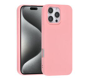 TUNIQ TUNIQ iPhone 16 Pro Max Backcover hoesje - Zalmroze TUNIQ TUNIQ iPhone 16 Pro Max Backcover hoesje - Zalmroze