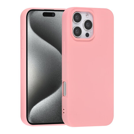 TUNIQ TUNIQ iPhone 16 Pro Max Back-Cover hul - Lachsrosa TUNIQ TUNIQ iPhone 16 Pro Max Back-Cover hul - Lachsrosa