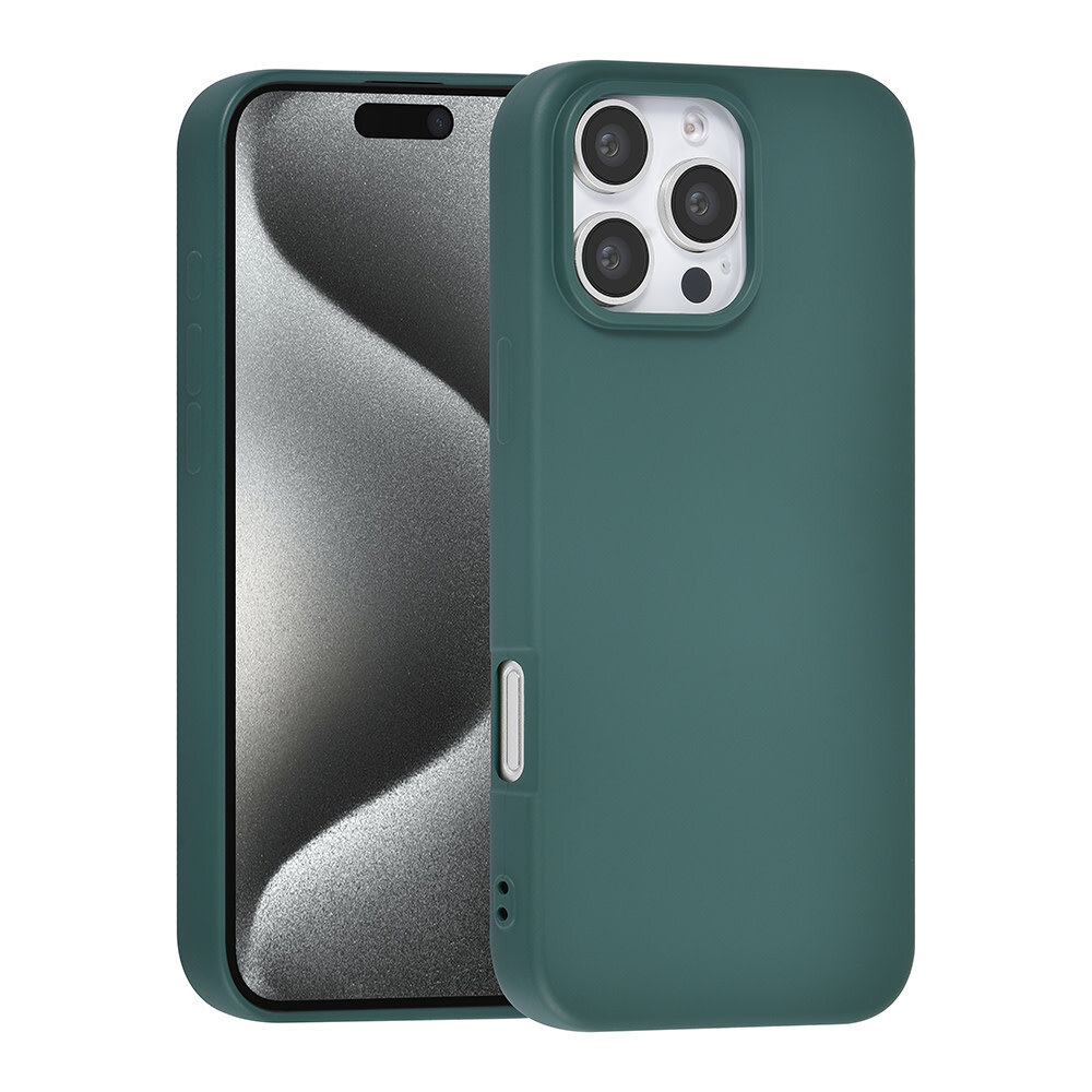 TUNIQ TUNIQ iPhone 16 Pro Max Back cover coque TPU - Vert TUNIQ TUNIQ iPhone 16 Pro Max Back cover coque TPU - Vert