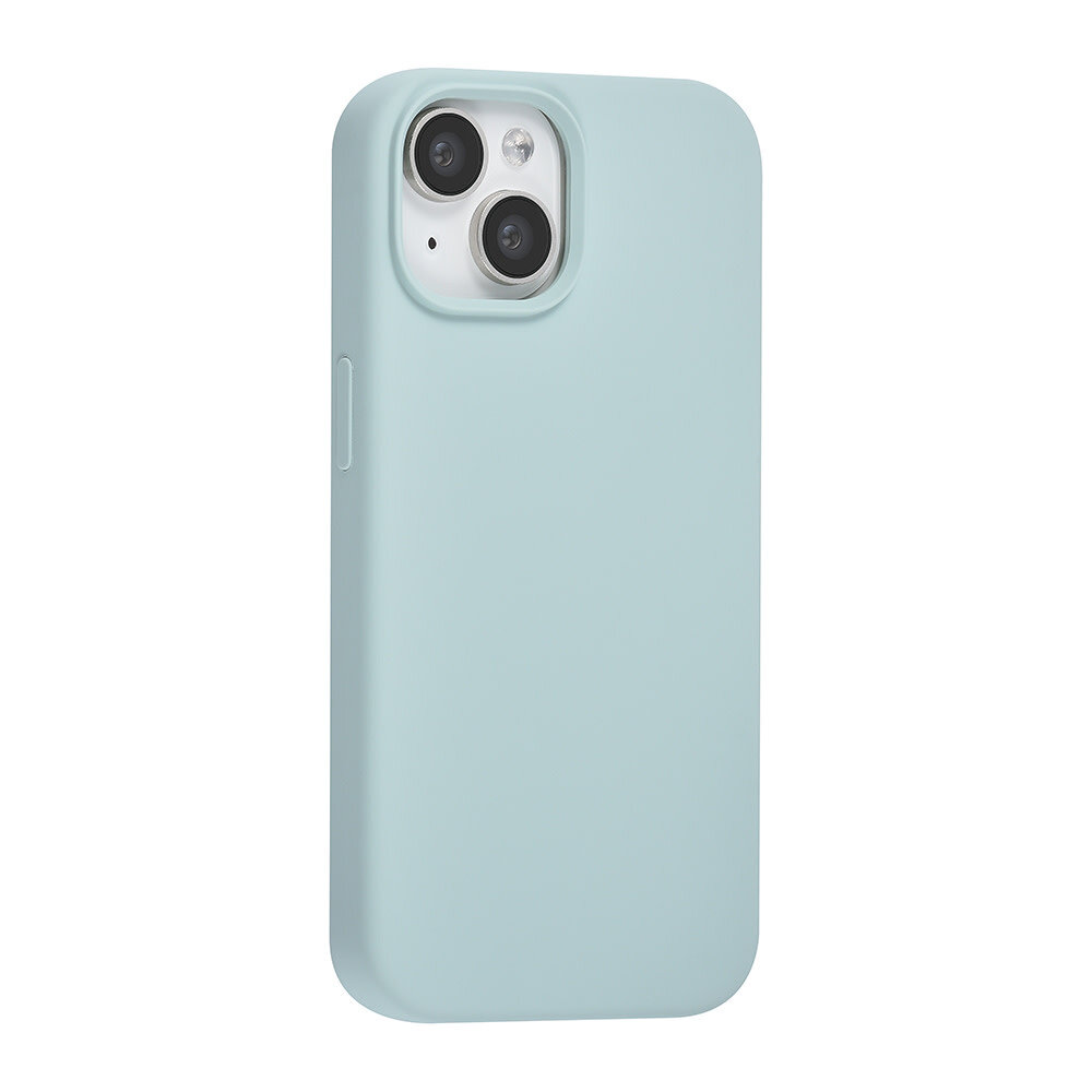 TUNIQ TUNIQ iPhone 15 Back cover coque Premium Liquid silicone - Bleu clair TUNIQ TUNIQ iPhone 15 Back cover coque Premium Liquid silicone - Bleu clair