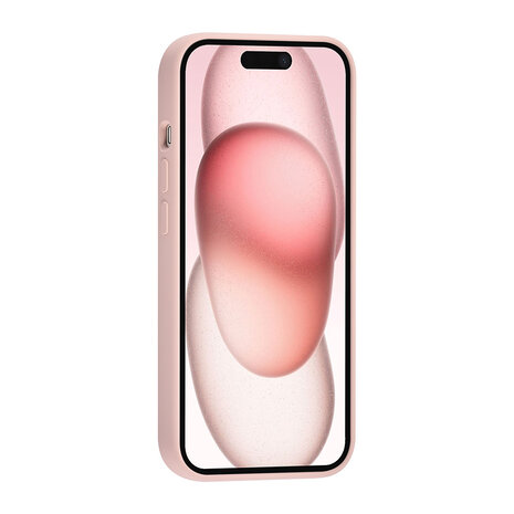 TUNIQ TUNIQ iPhone 15 Back cover case - Premium Liquid silicone - Pink TUNIQ TUNIQ iPhone 15 Back cover case - Premium Liquid silicone - Pink