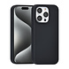TUNIQ TUNIQ iPhone 15 Pro Back cover case - Premium Liquid silicone - Black TUNIQ TUNIQ iPhone 15 Pro Back cover case - Premium Liquid silicone - Black