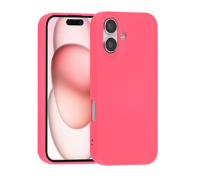 TUNIQ TUNIQ iPhone 16 Back-Cover hul - Hot Pink TUNIQ TUNIQ iPhone 16 Back-Cover hul - Hot Pink
