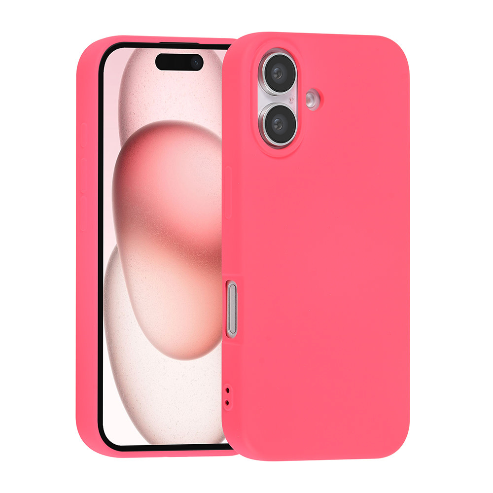 TUNIQ TUNIQ iPhone 16 Backcover hoesje - Felroze