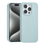 TUNIQ TUNIQ iPhone 15 Pro Back cover case - Premium Liquid silicone - Light Blue TUNIQ TUNIQ iPhone 15 Pro Back cover case - Premium Liquid silicone - Light Blue