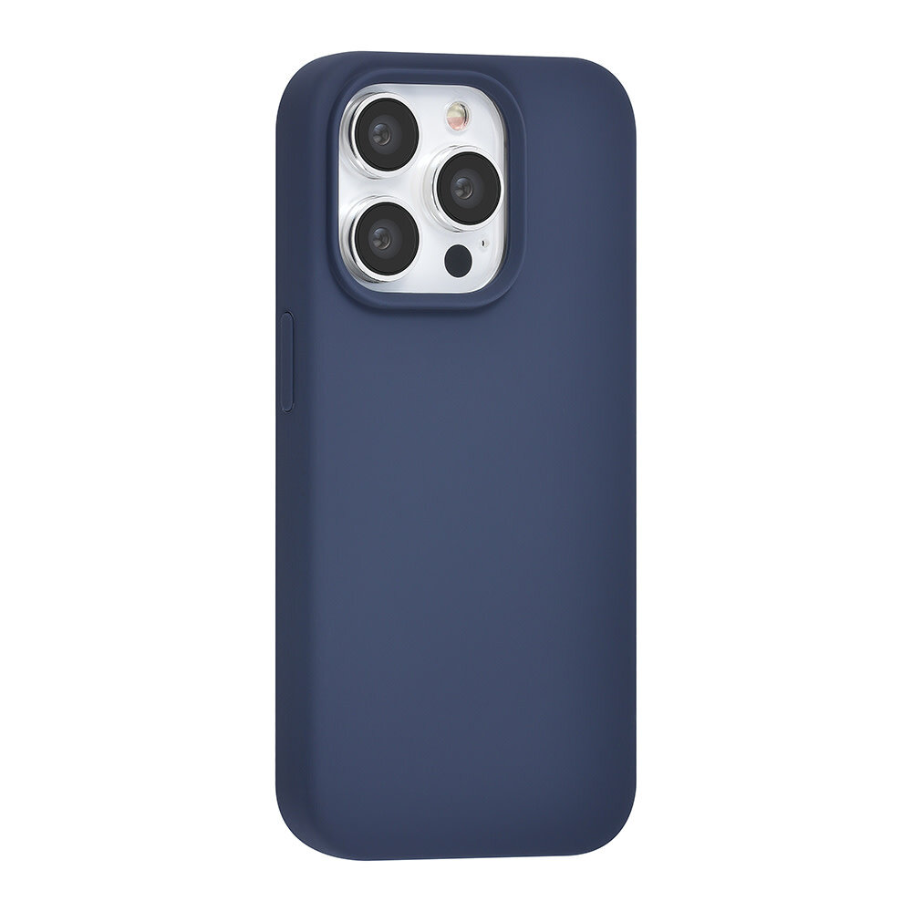 TUNIQ TUNIQ iPhone 15 Pro Backcover hoesje Premium Liquid silicone - DonkerBlauw TUNIQ TUNIQ iPhone 15 Pro Backcover hoesje Premium Liquid silicone - DonkerBlauw