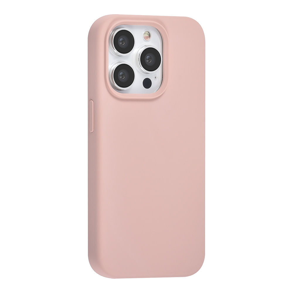 TUNIQ TUNIQ iPhone 15 Pro Backcover hoesje Premium Liquid silicone - Roze TUNIQ TUNIQ iPhone 15 Pro Backcover hoesje Premium Liquid silicone - Roze