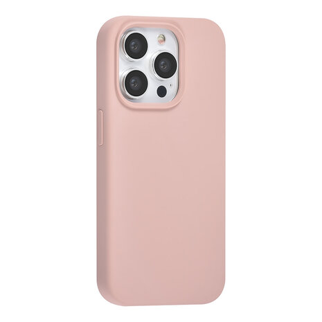 TUNIQ TUNIQ iPhone 15 Pro Backcover hoesje Premium Liquid silicone - Roze TUNIQ TUNIQ iPhone 15 Pro Backcover hoesje Premium Liquid silicone - Roze