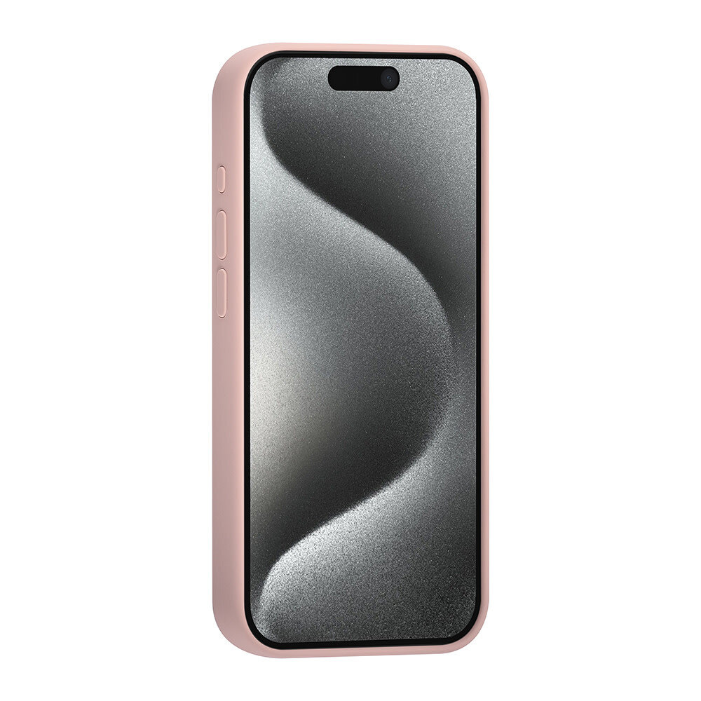 TUNIQ TUNIQ iPhone 15 Pro Backcover hoesje Premium Liquid silicone - Roze TUNIQ TUNIQ iPhone 15 Pro Backcover hoesje Premium Liquid silicone - Roze