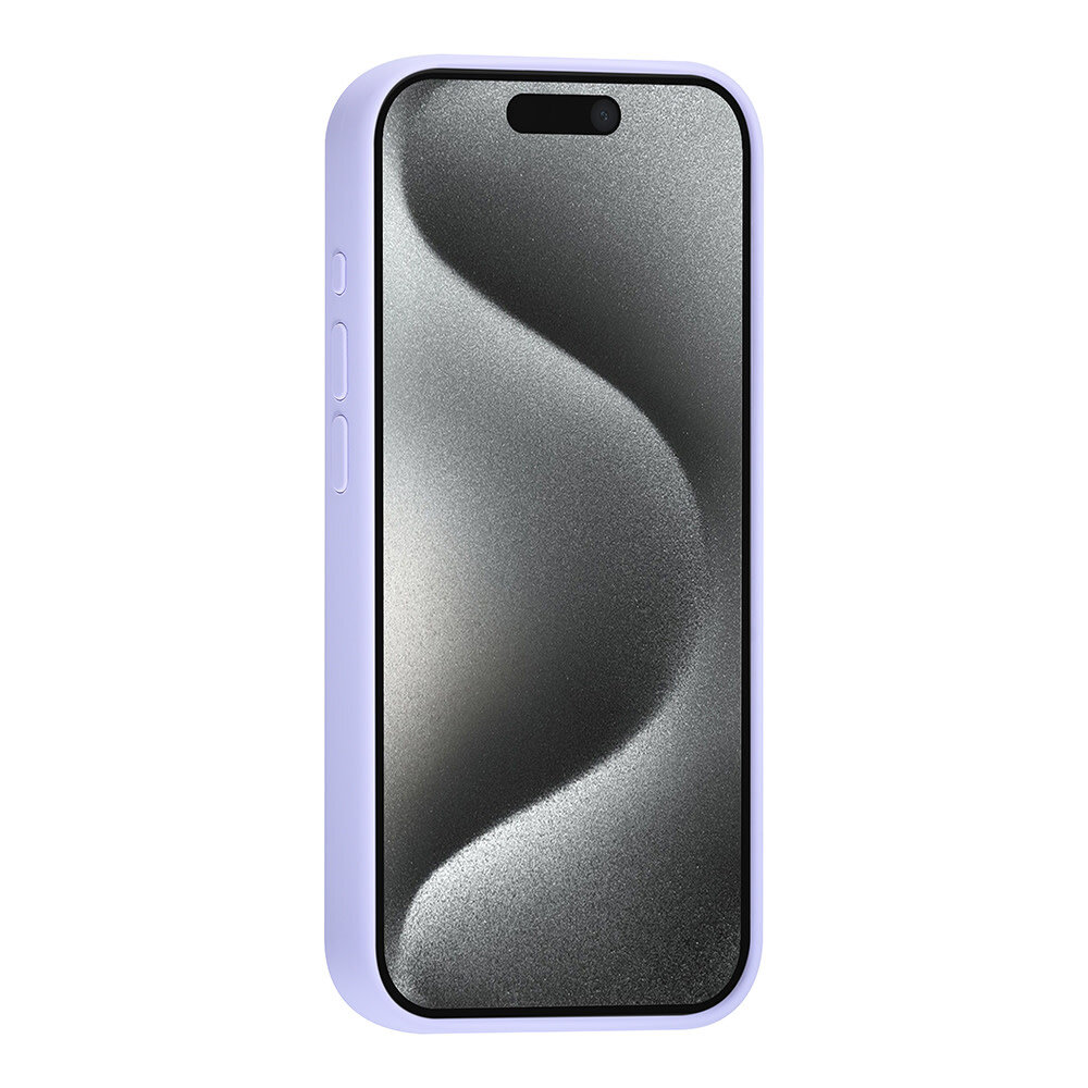 TUNIQ TUNIQ iPhone 15 Pro Back cover coque Premium Liquid silicone - Violet TUNIQ TUNIQ iPhone 15 Pro Back cover coque Premium Liquid silicone - Violet