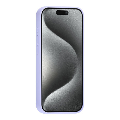 TUNIQ TUNIQ iPhone 15 Pro Back cover case - Premium Liquid silicone - Purple TUNIQ TUNIQ iPhone 15 Pro Back cover case - Premium Liquid silicone - Purple