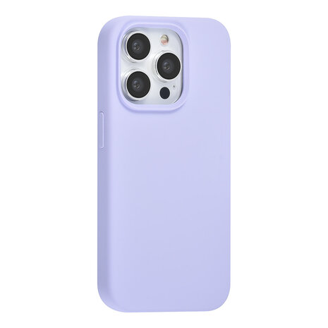 TUNIQ TUNIQ iPhone 15 Pro Back cover coque Premium Liquid silicone - Violet TUNIQ TUNIQ iPhone 15 Pro Back cover coque Premium Liquid silicone - Violet