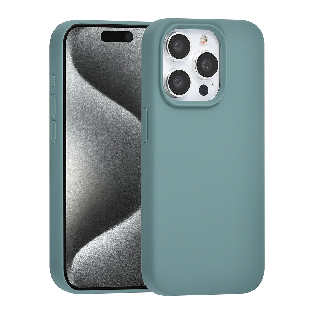 TUNIQ TUNIQ iPhone 15 Pro Back cover case - Premium Liquid silicone - Green