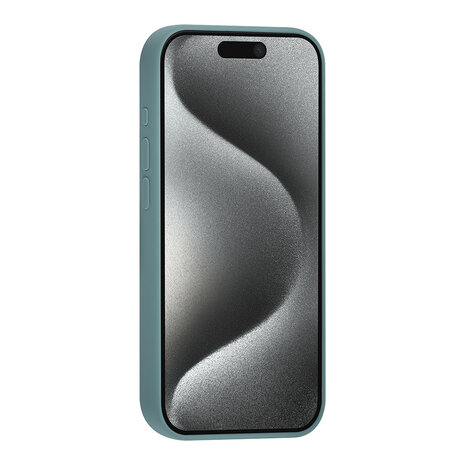 TUNIQ TUNIQ iPhone 15 Pro Back cover case - Premium Liquid silicone - Green